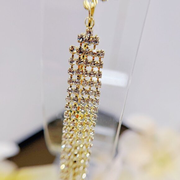 Princess Headband, Crown Wing Headpiece, Pink Crystal Headband, Gold Headband - Picture 6 of 8